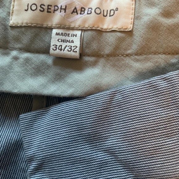 Joseph Abboud men’s slacks 34 x 32 - Picture 2 of 3